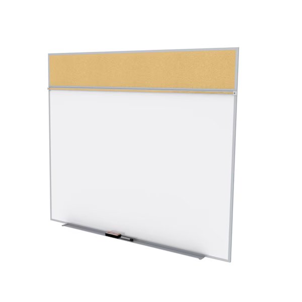 Bulletin/Whiteboard Combination 5x12 ft., GHENT, Mfr# SPC512A-K